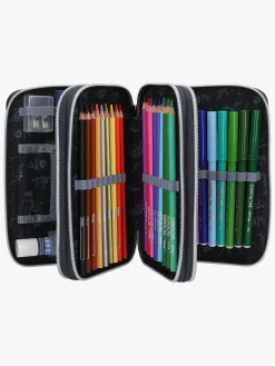 Kreativt Legetøj|DinoWorld Dino World Penalhus med 3 Rum med LED-lys