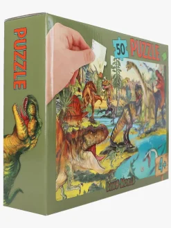 DinoWorld Spil & Puslespil-Dino World Puslespil 50 Brikker