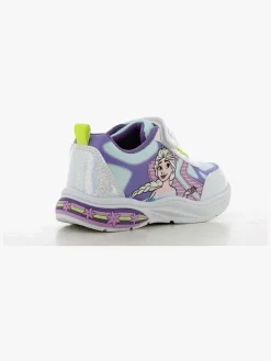 Børn DisneyFrozen Sneakers-Disney Frozen Blinkende Sneakers, White/Light Blue