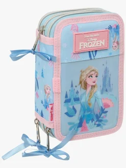 Kreativt Legetøj|DisneyFrozen Disney Frozen Penalhus med 3 Rum Ice Magic, Lyseblå Lyserød/Blå