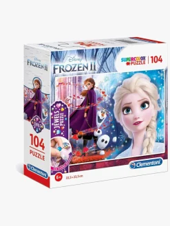 Spil & Puslespil|DisneyFrozen Disney Frozen Puslespil 2-pak 104 Brikker