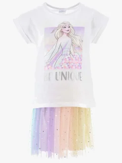 Børn DisneyFrozen Tøj- & Gavesæt-Disney Frozen Tøjsæt, White