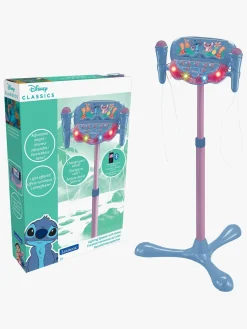 DisneyLiloAndStitch Musikinstrumenter|Elektronik & Media-Disney Lilo and Stitch Justerbart Karaoke-stativ med 2 Mikrofoner
