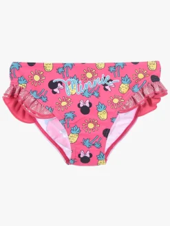 Uv & Strand|DisneyMimmiPigg Disney Minnie Mouse Bikinitrusser, Fuschia Lyserød/Grøn/Gul