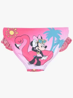 Uv & Strand|DisneyMimmiPigg Disney Minnie Mouse Bikinitrusser, Fuschia Lyserød/Grøn/Gul