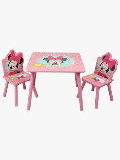 Børn DisneyMimmiPigg Børnemøbler-Disney Minnie Mouse Bord & Stole, Pink