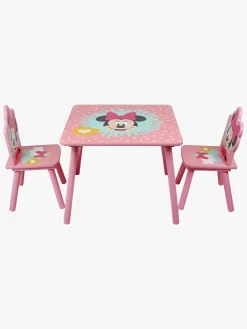 Børn DisneyMimmiPigg Børnemøbler-Disney Minnie Mouse Bord & Stole, Pink