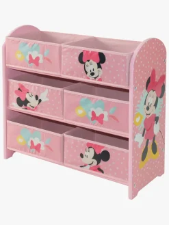 Børn DisneyMimmiPigg Børnemøbler-Disney Minnie Mouse Opbevaringsreol, Pink