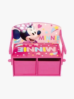 Børn DisneyMimmiPigg Børnemøbler-Disney Minnie Mouse Opbevaringsbænk, Pink