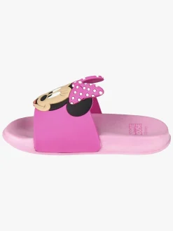Børn DisneyMimmiPigg Hjemmesko-Disney Minnie Mouse Pool Sliders Hjemmesko, Pink