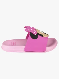 Børn DisneyMimmiPigg Hjemmesko-Disney Minnie Mouse Pool Sliders Hjemmesko, Pink