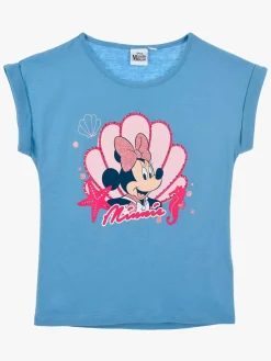 Børn DisneyMimmiPigg Overdele-Disney Minnie Mouse T-shirt, Blå