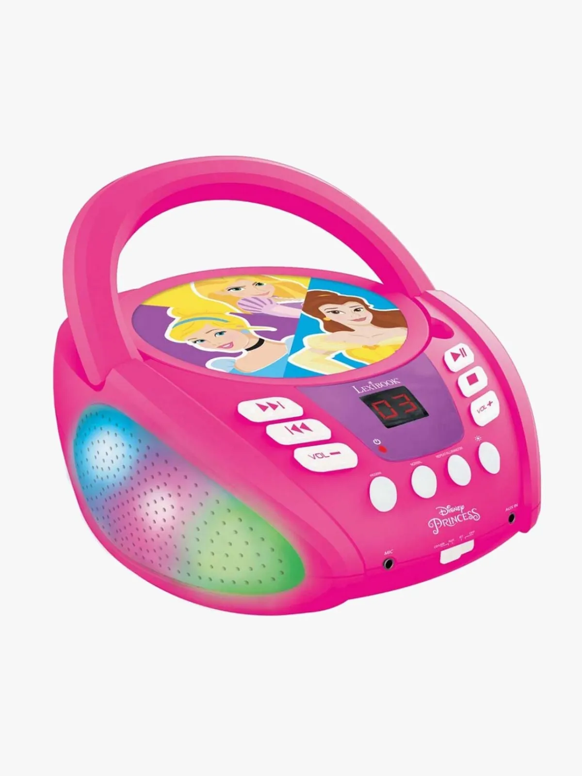 DisneyPrincess Elektronik & Media-Disney Princess CD-Afspiller, Lyserød