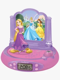 Børn DisneyPrincess Interiør-Disney Princess Ur med Projektor & Lyd, Rapunzel