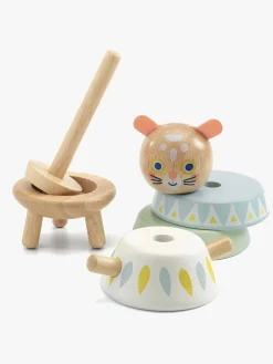 Babylegetøj|Djeco BabySouri Mus Stabeltårn