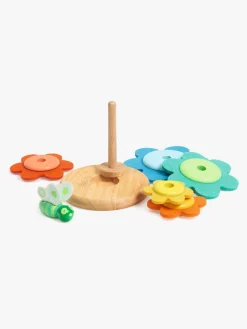 Djeco Babylegetøj-Butterflower Stabeltårn