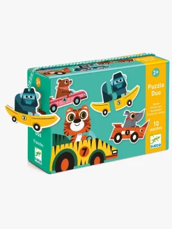 Spil & Puslespil|Djeco Duo Puslespil Racerbil 20 Brikker Flerfarvet