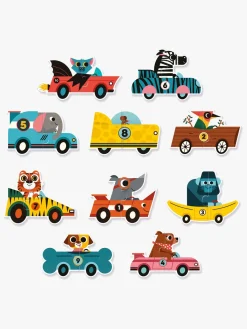 Spil & Puslespil|Djeco Duo Puslespil Racerbil 20 Brikker Flerfarvet