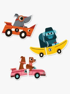 Spil & Puslespil|Djeco Duo Puslespil Racerbil 20 Brikker Flerfarvet