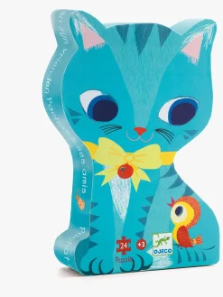 Spil & Puslespil|Djeco Puslespil Kat 24 Brikker