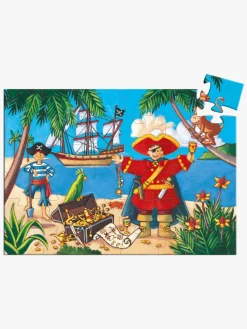 Spil & Puslespil|Djeco Puslespil Piratskat 36 Brikker