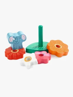 Babylegetøj|Djeco Stablelegetøj Puzz & Stack Flerfarvet