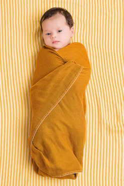 DockATot Stofbleer, Nusseklude & Babytæpper-Babysvøb, Golden Stripe/Pumpkin Spice