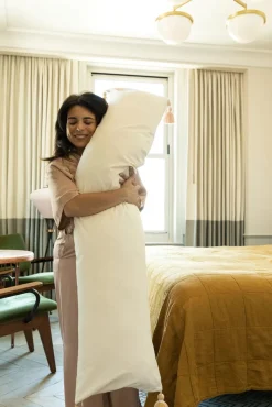 Graviditet|DockATot Cosset Graviditetspude, Sand Chambray Beige