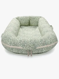 Børnesenge & Tilbehør|DockATot Deluxe+ Babynest, Willow Boughs Grøn/Hvid