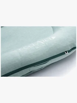 Børnesenge & Tilbehør|DockATot Deluxe+ Babynest, Marine Chambray Grøn