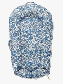 Børnesenge & Tilbehør|DockATot Deluxe+ Babynest, Pink & Rose Blå/Hvid