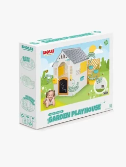 Udeleg|DOLU Garden Legehus med Hegn, Hvid