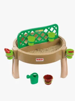 DOLU Togbaner & Legeborde-Gardening, Sand, Water, Creativity 4-i-1 Legebord, Brun