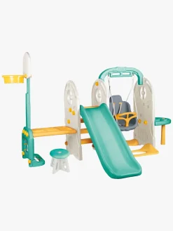 Udeleg|DOLU 7-i-1 Legestativ, Hvid/Blå