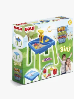 Togbaner & Legeborde|DOLU Sand, Water & Creativity 3-i-1 Legebord, Blå/Grøn