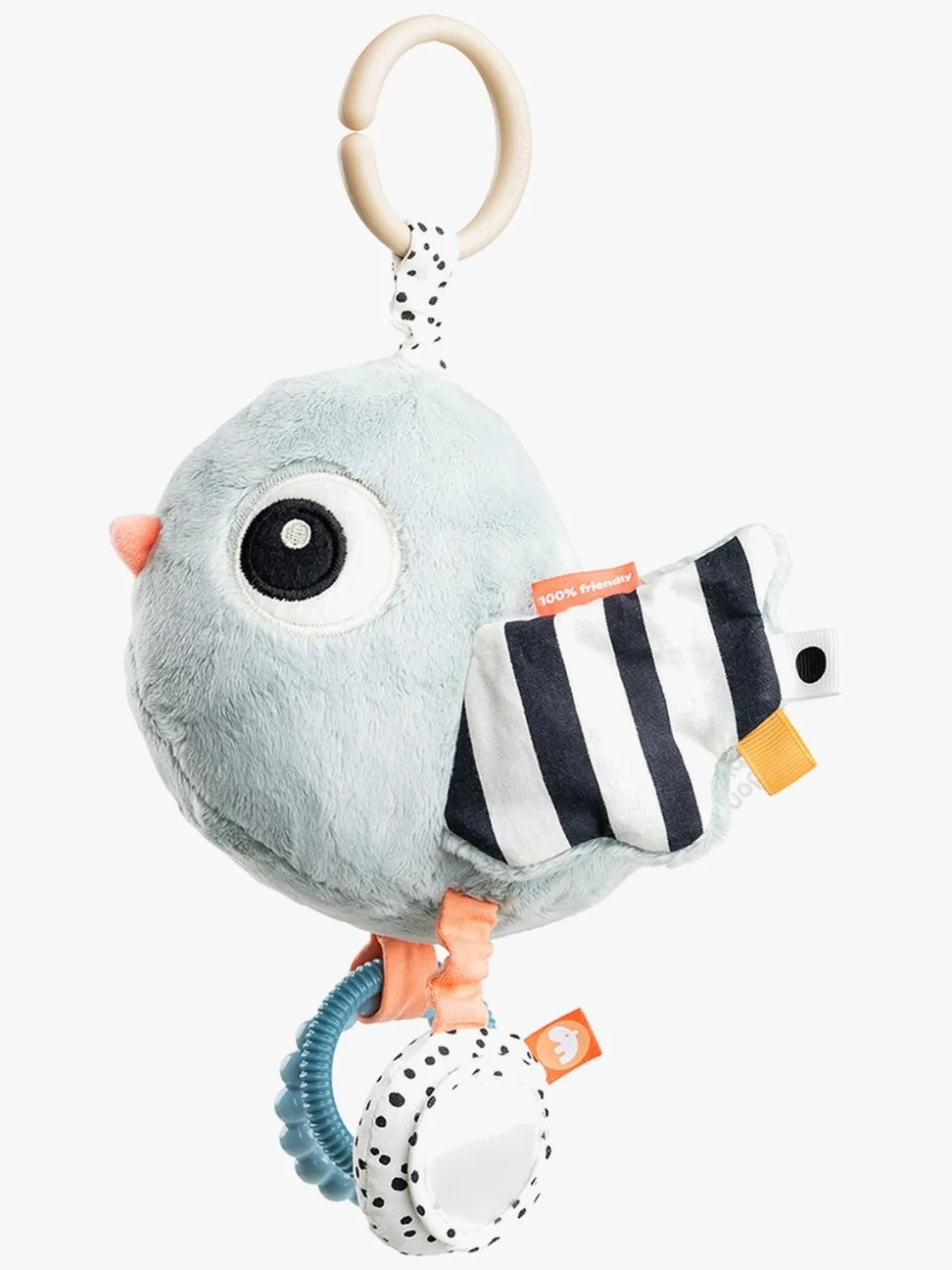 Babylegetøj|DoneByDeer Done By Deer Birdee Aktivitetslegetøj, Blue