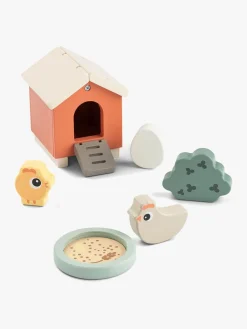 Legetøjsfigurer|DoneByDeer Done By Deer Bondegård Legesæt Kylling