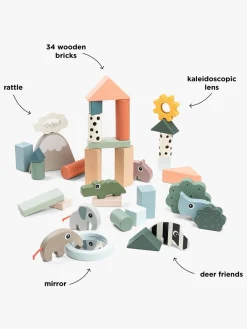 Legetøj Til Børn På 0-10 År|Babylegetøj|DoneByDeer Done By Deer Byggeklodser 34 Stk.
