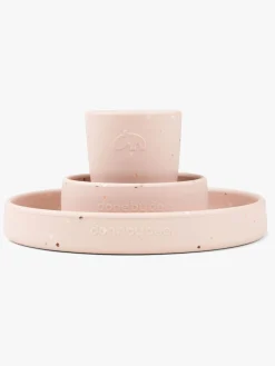 Spisetid|DoneByDeer Done By Deer Confetti Børneservicer, Powder Lyserød