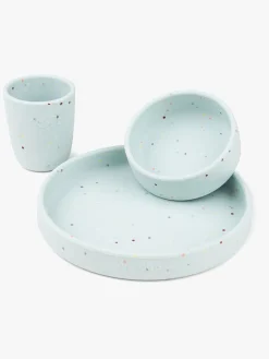 Spisetid|DoneByDeer Done By Deer Confetti Børneservicer, Blå Blå