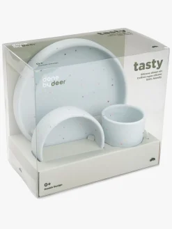 Spisetid|DoneByDeer Done By Deer Confetti Børneservicer, Blå Blå