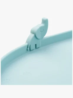 Spisetid|DoneByDeer Done By Deer Elphee Dækkeserviet med Kant Silikone, Blue Blå