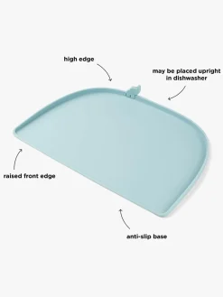 Spisetid|DoneByDeer Done By Deer Elphee Dækkeserviet med Kant Silikone, Blue Blå