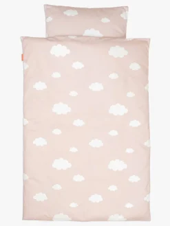 Sengetøj|DoneByDeer Done By Deer Elphee Sengesæt 100 x 140, Pink Lyserød/Hvid