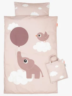 Børn DoneByDeer Sengetøj-Done By Deer Elphee Sengesæt Tremmeseng 70 x 100, Pink