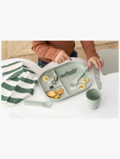 DoneByDeer Spisetid-Done By Deer Foodie Bestik Happy Dots, Grøn