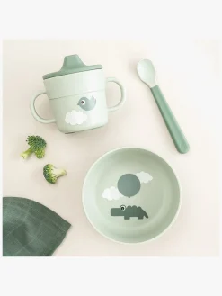 Spisetid|DoneByDeer Done By Deer Foodie Madsæt Happy Clouds, Green Grøn
