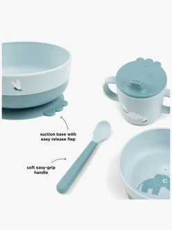 Spisetid|DoneByDeer Done By Deer Foodie Madsæt Elphee, Blue Blå