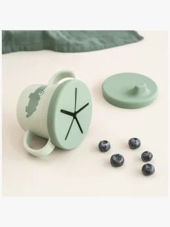 Spisetid|DoneByDeer Done By Deer Foodie Snack- & Tudekop Croco, Green Grøn