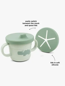 Spisetid|DoneByDeer Done By Deer Foodie Snack- & Tudekop Croco, Green Grøn